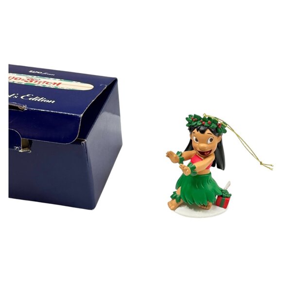 Lilo Hula Ornament Presidents Edition Disney Scholastic Decoration Lilo w Box - Picture 8 of 11